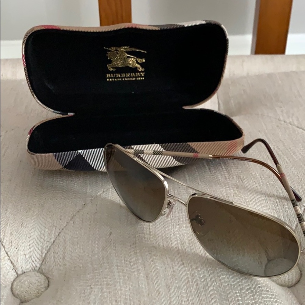 Burberry Aviator Sunglasses